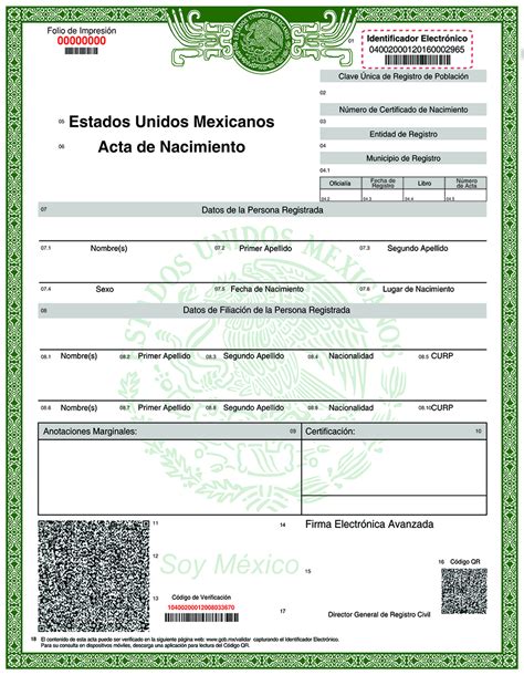 Acta De Nacimiento C Mo Imprimirla En L Nea Tr Mites M Xico