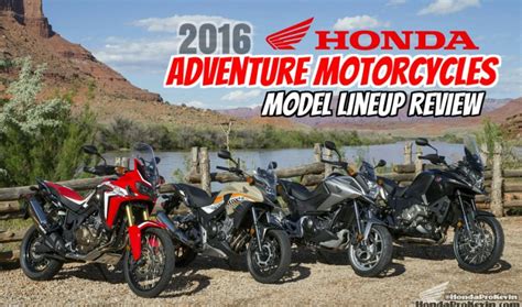 Honda Adventure Motorcycles Model Lineup Comparison Review