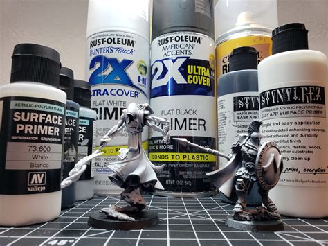 How To Prime Miniatures And Models Brush Spray Can And Airbrush