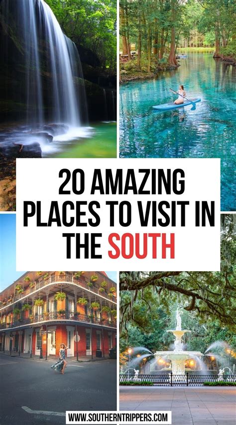 20 Amazing Places to Visit in the South | Cool places to visit, Cheap ...