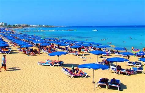 Protaras The Beach Protaras Map Beaches Of Protaras Photo