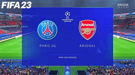 Fifa Psg Vs Arsenal Champions League Ucl Ps Gameplay Youtube