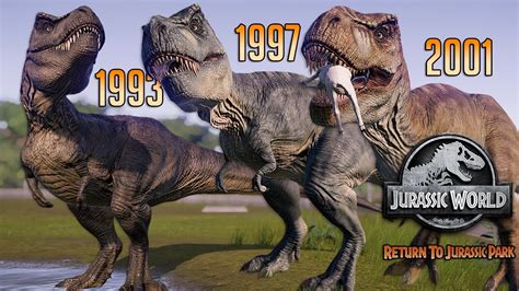 All Tyrannosaurus Rex Skins Return To Jurassic