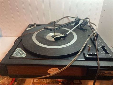 Vintage Bsr Turntable Trice Auctions