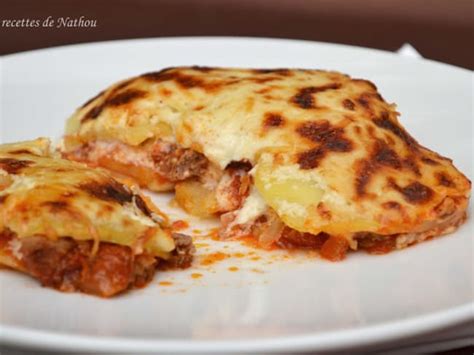 Gratin de pommes de terre à la bolognaise façon lasagnes Recette par