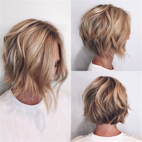 Edgy Wavy Caramel Blonde Bob Modern Haircuts Layered Bob Hairstyles Hair Styles