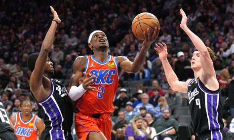 Kings Vs Thunder Lineups Injury Reports And Broadcast Info For Sunday