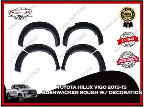 Toyota Hilux Vigo Bushwacker Rough W Decoration Black Lazada Ph