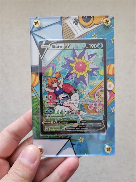 Pok Mon Starmie V Full Art Misty Trainer Gallery Card Astral Radiance