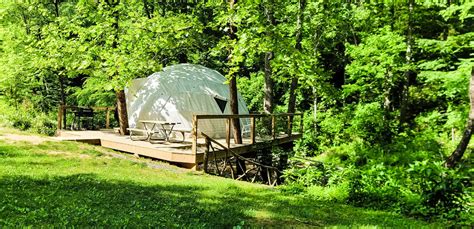 Glamping Unplugged Dreamy North Carolina Glamping Domes