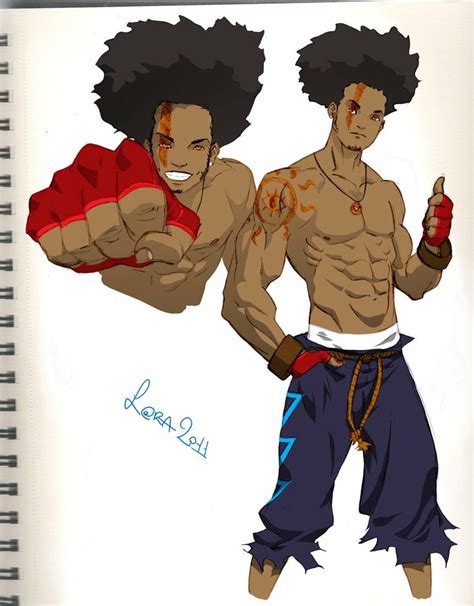 Fighter African Anime Characters Pinterest