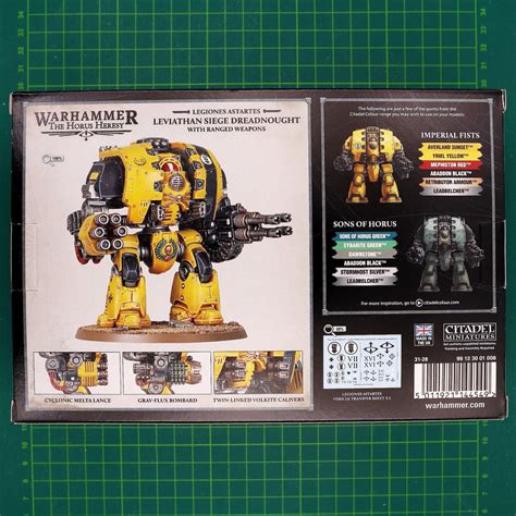 Leviathan Siege Dreadnought Ranged Weapons 31 28 Warhammer The Horus