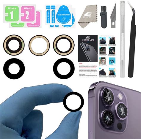 Rear Camera Lens Glass Replacement With Adhesive Pre Installed Compatible For Iphone