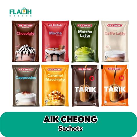 Aik Cheong Loose Sachet Chocolate Cappuccino Mocha Caramel Macchiato