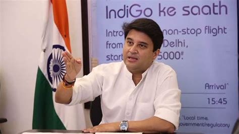 Union Minister Jyotiraditya Scindia Inaugurates Direct Flight Between