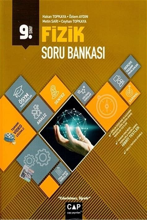 Çap Yayınları 9 Sınıf Anadolu Lisesi Fizik Soru Bankası