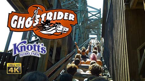 August 2022 Ghost Rider Roller Coaster On Ride 4K POV Knott S Berry