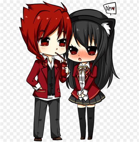 Anime Boy And Girl Holding Hands Chibi