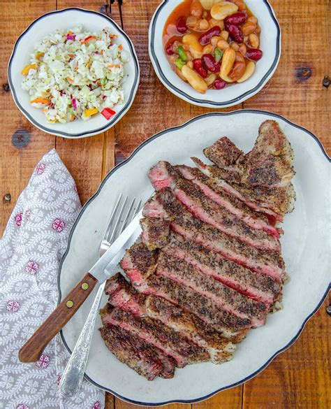 Reverse Sear Garlic Buttered Ribeye Steaks 17th Street Bbq