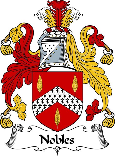 "Nobles Coat of Arms / Nobles Family Crest" by ScotlandForever | Redbubble