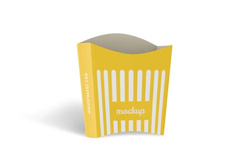 Fries Packaging Mockup Mockup Daddy