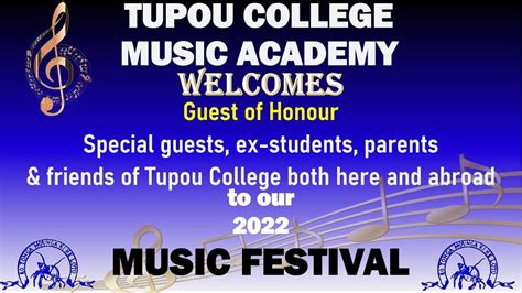 Tupou College Music Academy 2022 Music Festival Youtube