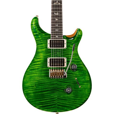 Prs Custom 24 10 Top Electric Guitar Emerald Green Musicians Friend