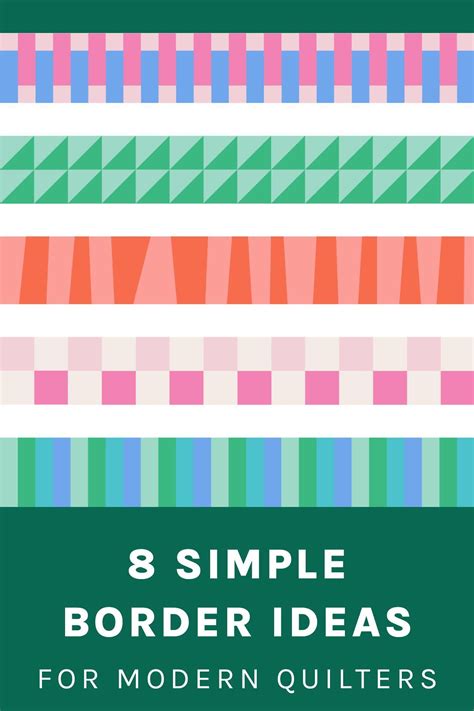 8 Modern Quilt Border Ideas Youll Want To Make Artofit