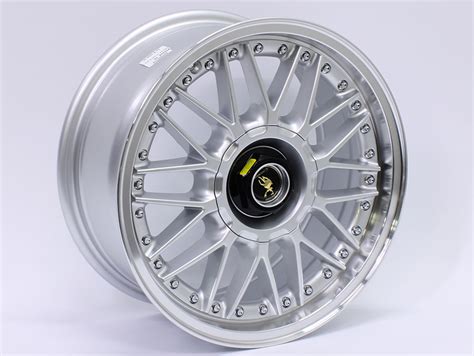 Racing Hart Vogue Silver Machine Lip Alloy Wheels