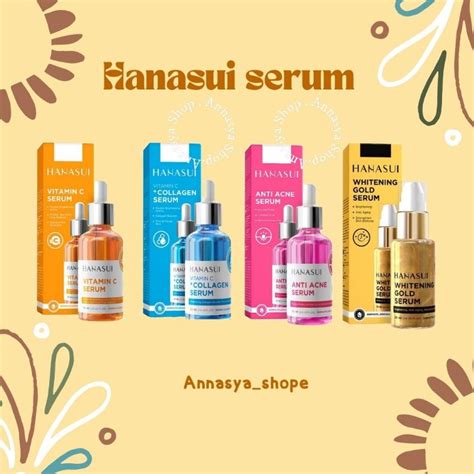 Jual Serum Hanasui Gold Serum Anti Acne Serum Vit C Serum