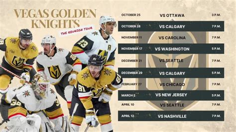 Vegas Golden Knights Unveil 2024 2025 Schedule