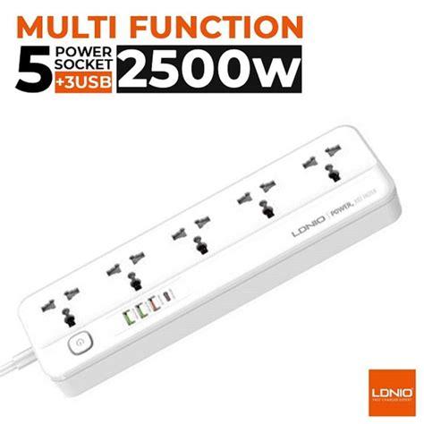 Ldnio Sc Power Strips Way Outlet With Usb Ports Universal