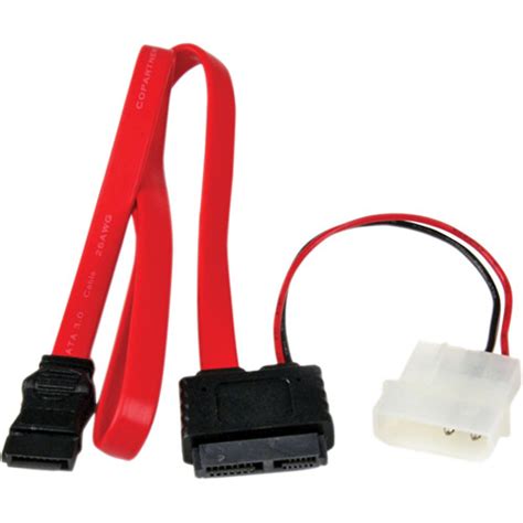 Startech Slimline Sata To Sata With Lp Power Cable Slsataf