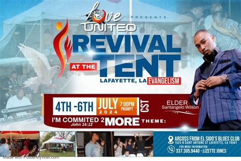 Revival At The Tent 2024 Lafayette La El Sidos Zydeco And Blues