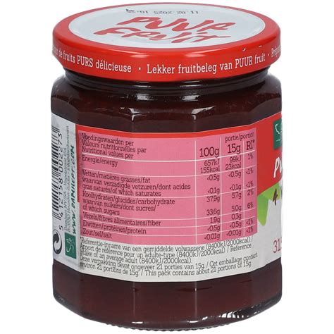 Damhert Confiture 4 Fruits 100 Sans Sucre 315 G Redcare