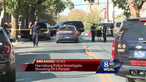 Police Investigating After 2 People Shot On Harrisburg Street