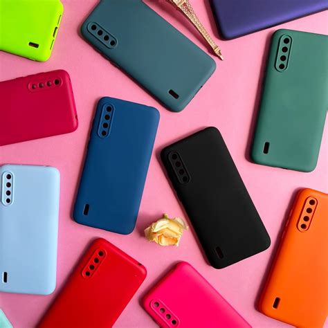 Capinha Para Xiaomi Mi 9 Lite Capa Case Silicone Aveludada Colorida