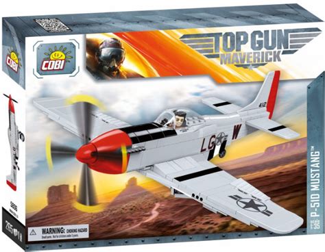 Cobi Top Gun Maverick Samolot P D Mustang