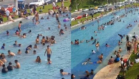 Agua Dulce Ba Istas Volvieron A Usar La Pileta Como Piscina