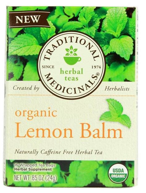 Traditional Medicinals Lemon Balm Tea 16 Bag