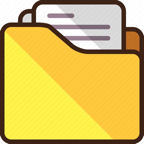 Documents Files Folder Paper Icon Download On Iconfinder