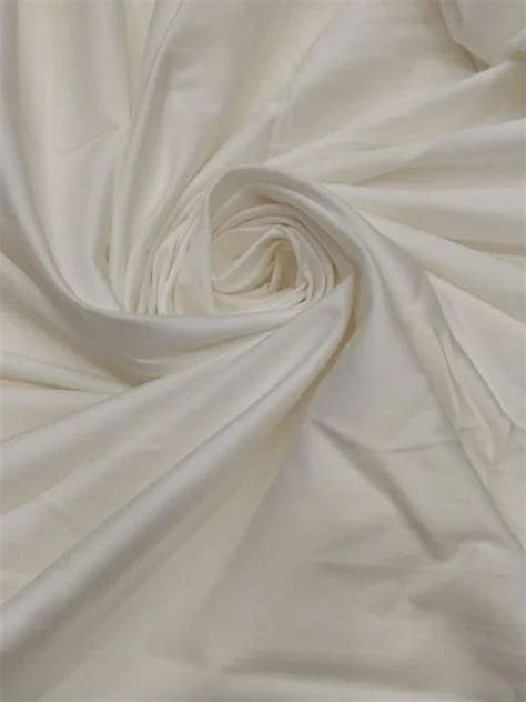 White Cotton Satin Fabric Plain Solids At Rs 125 Meter In New Delhi