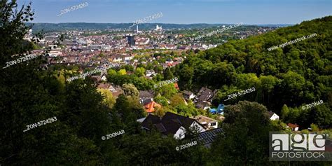 Overview of Hagen, Germany, Stock Photo, Picture And Rights Managed ...