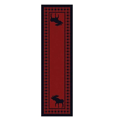 Moose Refuge Cabin Rugs 2 Colors Your Western Decor