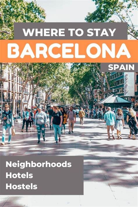 Where To Stay In Barcelona Neighborhoods And Hotels • Red Fedora Diary