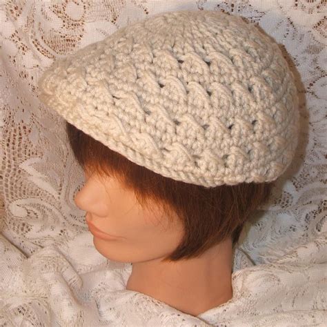 Classic Newsboy Cap Crochet Pattern By Cobblers Cabin Knitting Patterns Lovecrafts