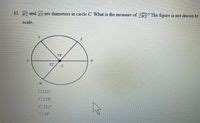 Answered 43 Wz And XR Are Diameters In Circle C What Is The Measure