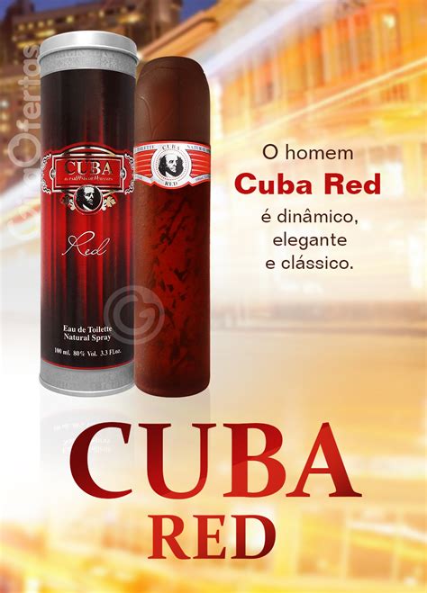 Perfume Cuba Red Eau De Toilette Masculino Giraofertas