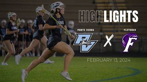 Girls Lacrosse Highlights Ponte Vedra Vs Fletcher YouTube