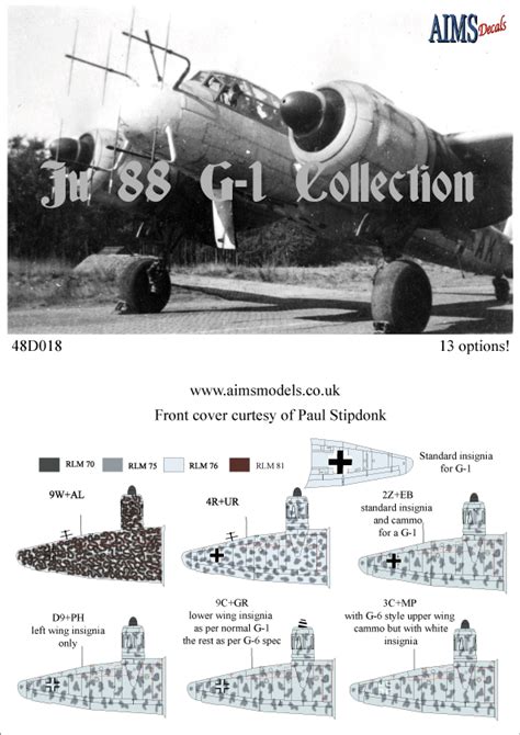 Junkers Ju 88 G 1 Collection Aims 48d018